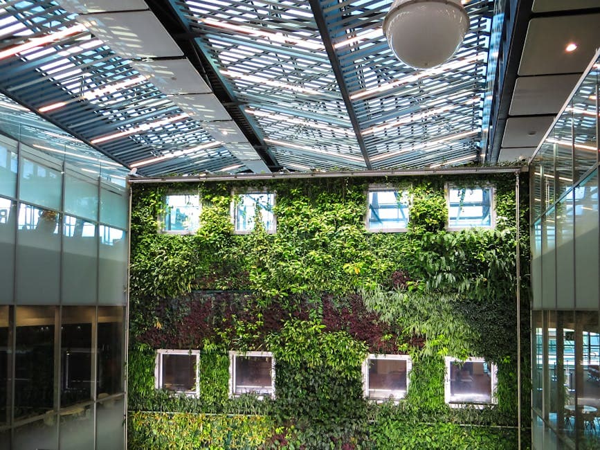 Biophilic Deco aesthetic idea with marble