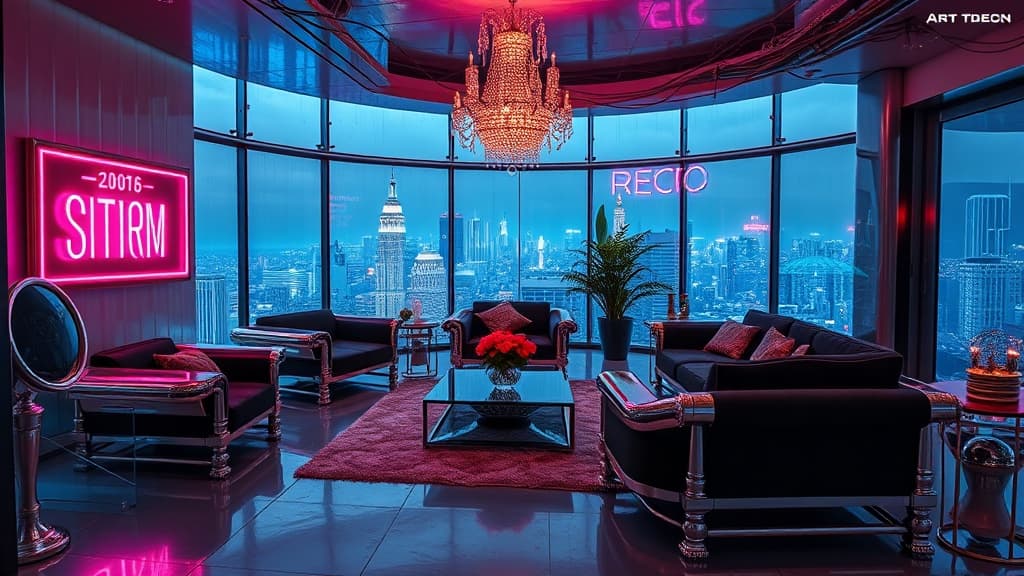 Cyberpunk Deco style guide thumbnail