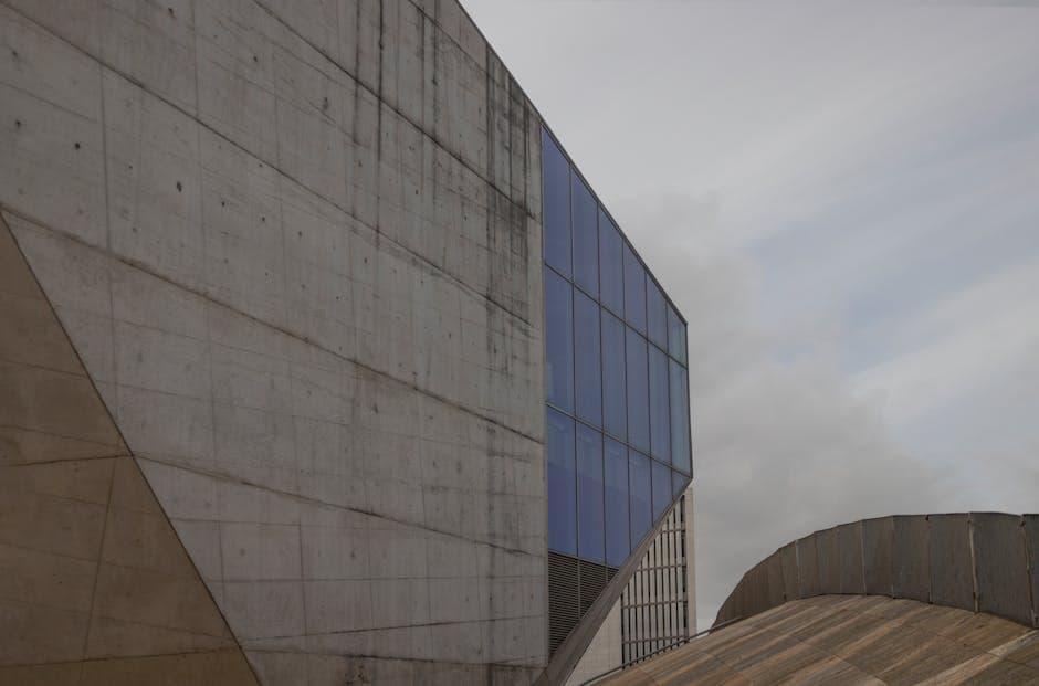 Blobitecture architecture idea with glass-reinforced plastic (grp)