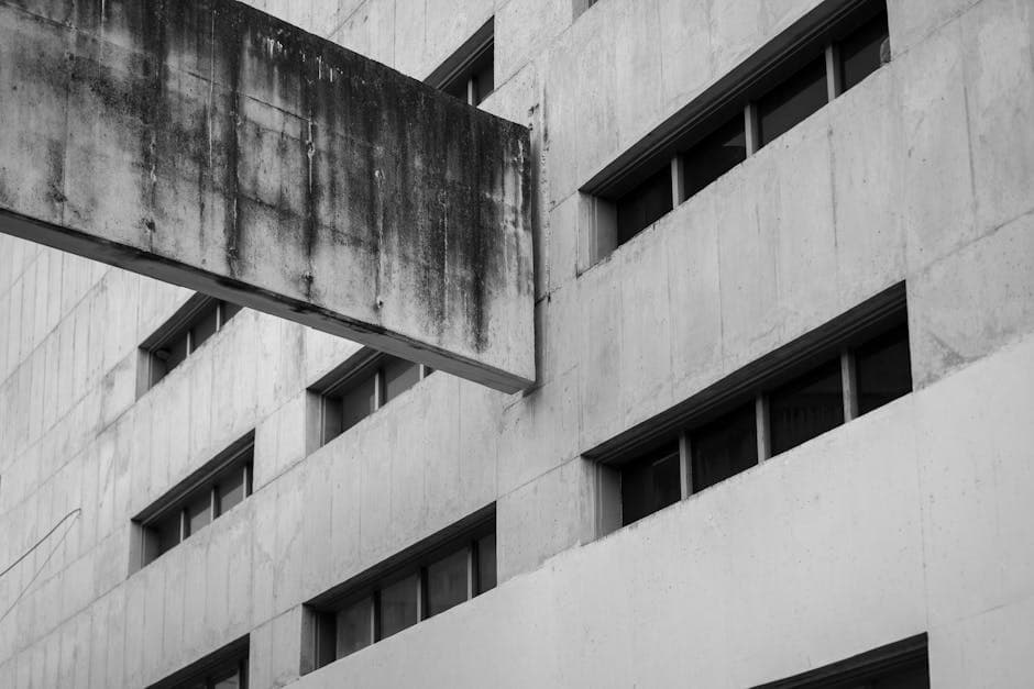 Brutalist Organic visual inspiration with wood