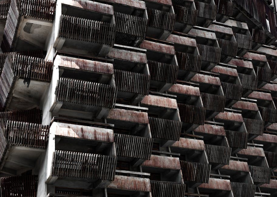 Brutalist Vernacular Architecture visual inspiration with simple geometric
