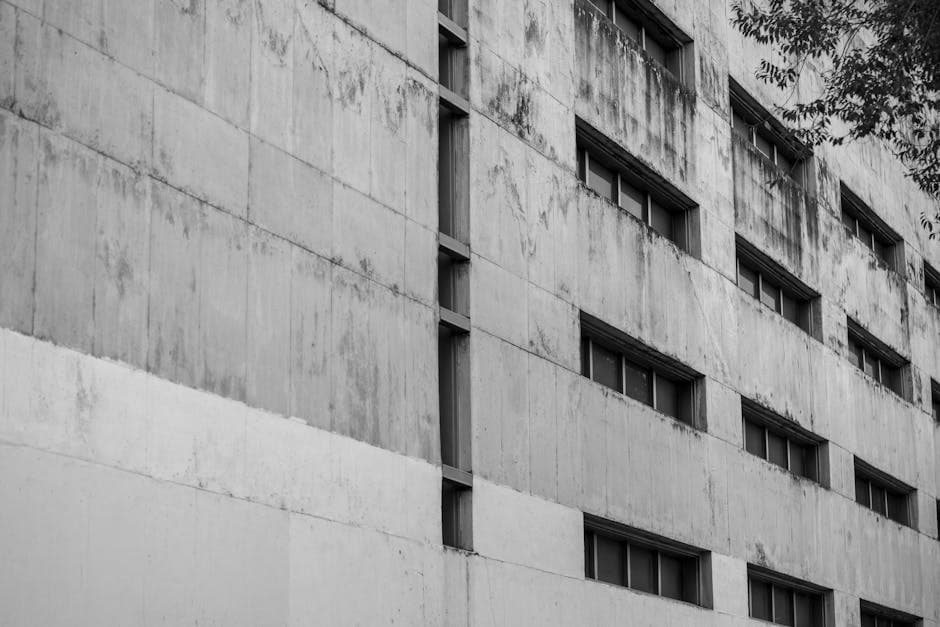 Brutalist Vernacular Architecture architecture idea with asymmetrical