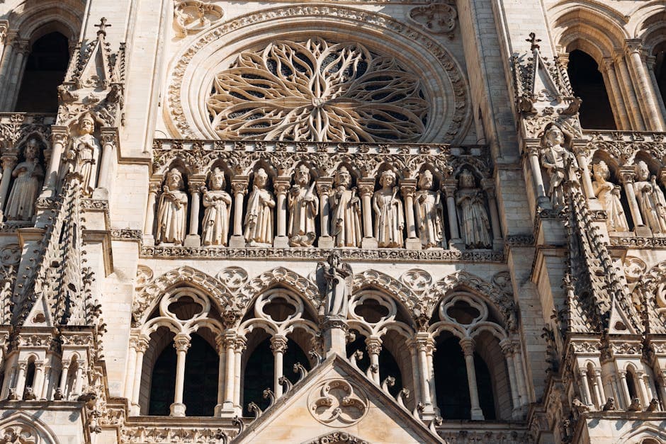Deconstructivist Gothic moodboard image showing fragmented