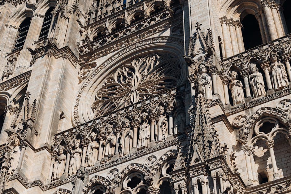 Deconstructivist Gothic architecture example featuring steel