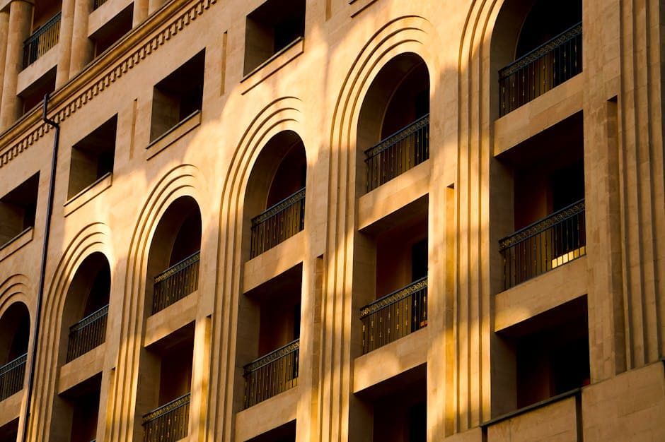 Desert Deco Modern Architecture moodboard image showing stucco