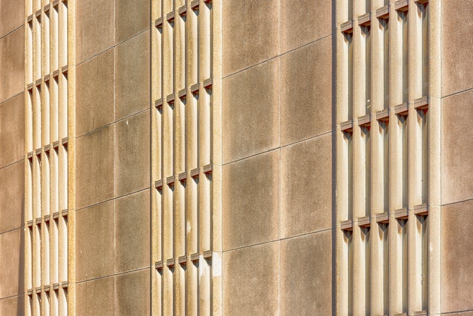Desert Deco Modern Architecture architecture example featuring stone