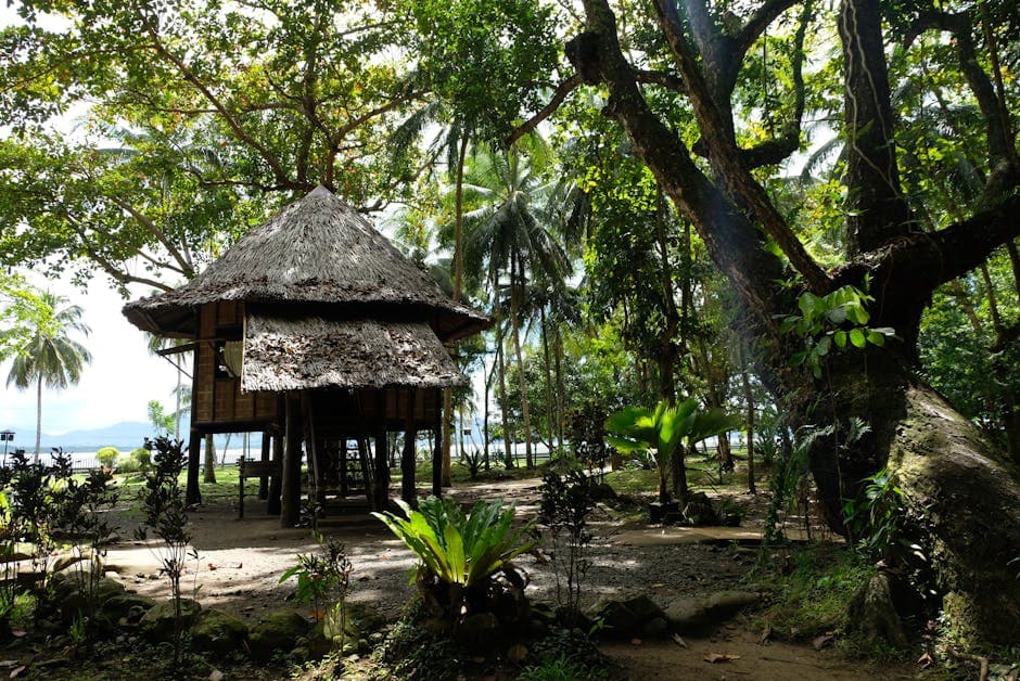Parametric Vernacular Architecture visual inspiration with thatch