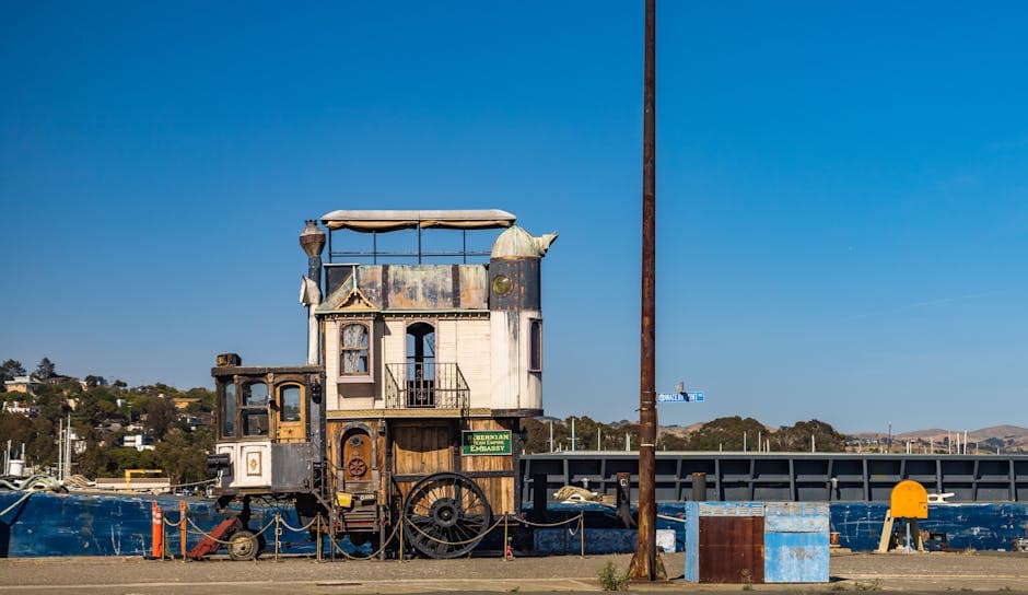 Sustainable Steampunk Architecture architecture idea with brass