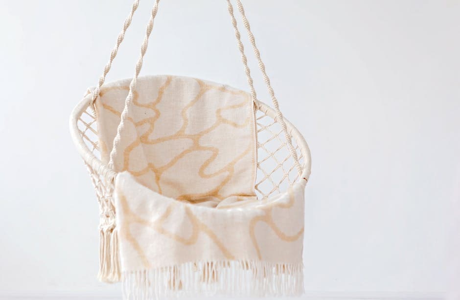 Boho Scandinavian aesthetic example featuring rattan