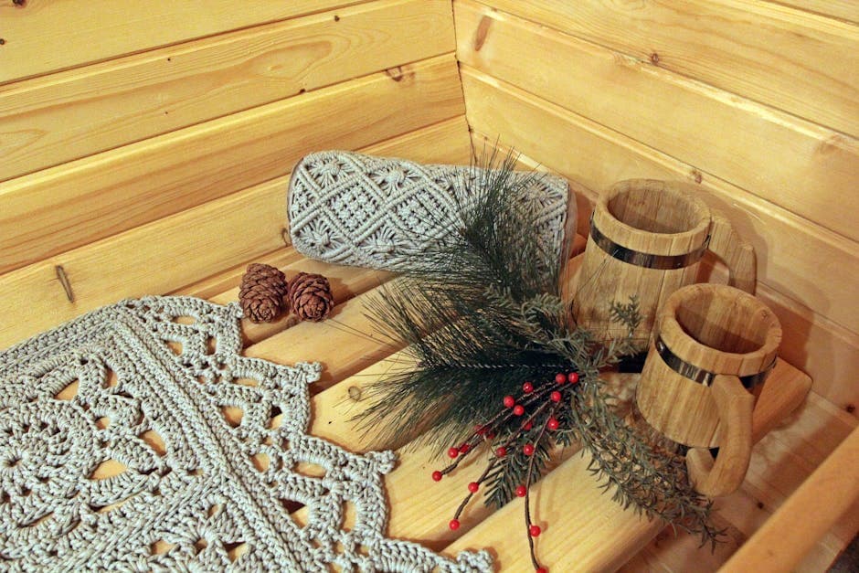 Boho Scandinavian aesthetic example featuring linen