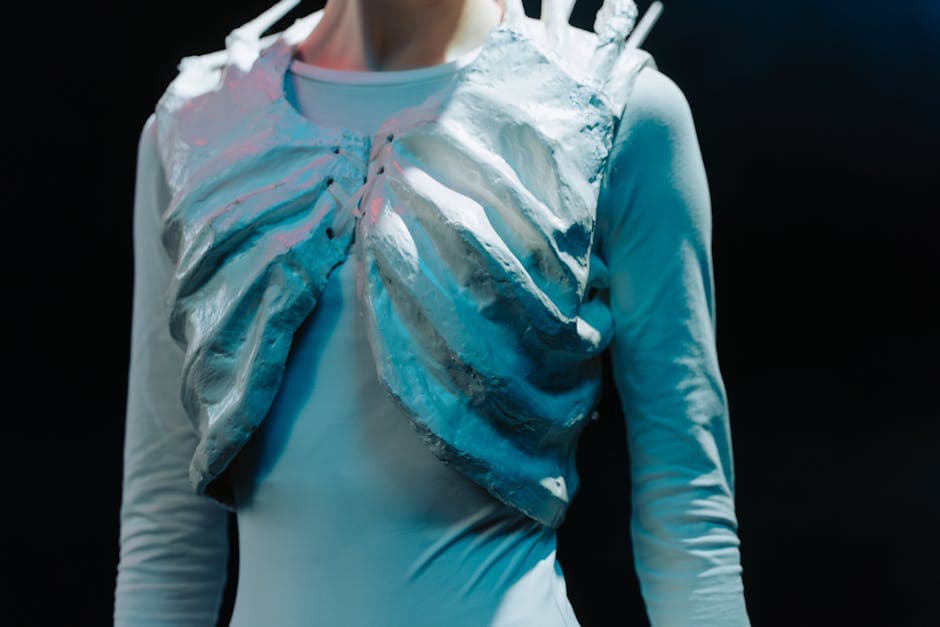 Brutalist Avant-Garde outfit example featuring asymmetrical
