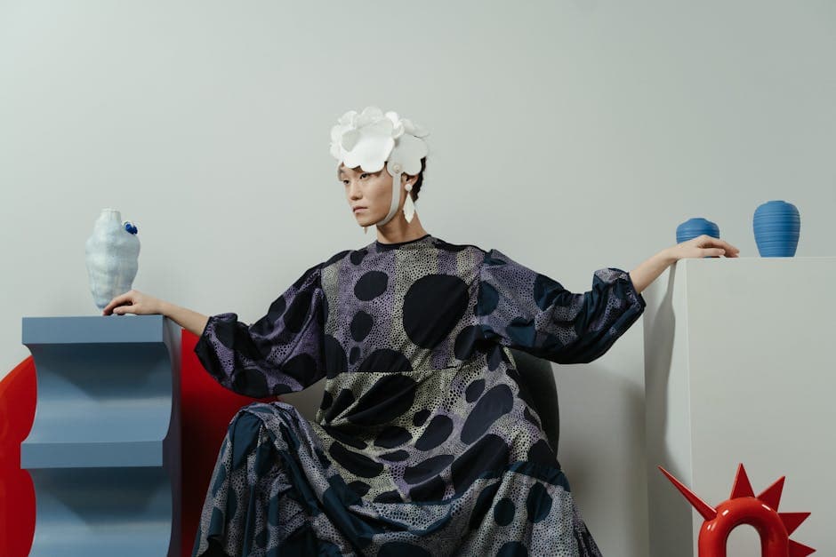 Brutalist Avant-Garde outfit idea with wool