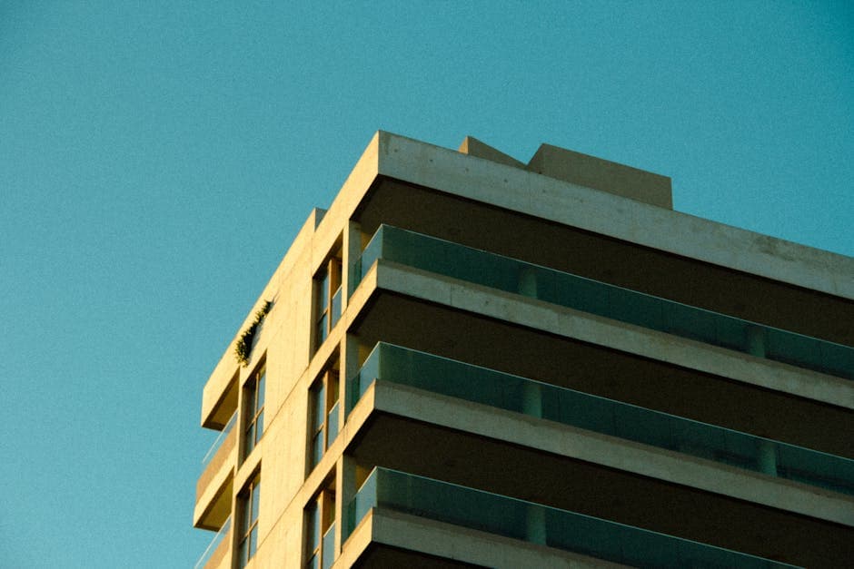 Brutalist Revival Design aesthetic example featuring polished concrete