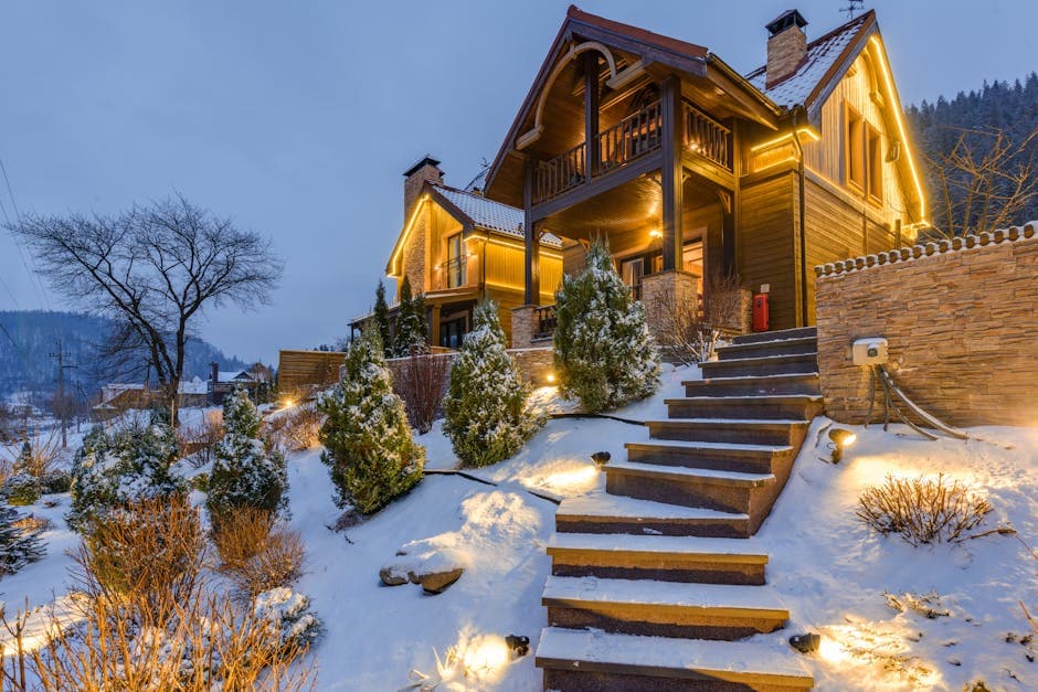 Chalet Chic moodboard image showing wood