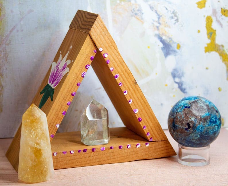 Crystal Core Design aesthetic example featuring agate