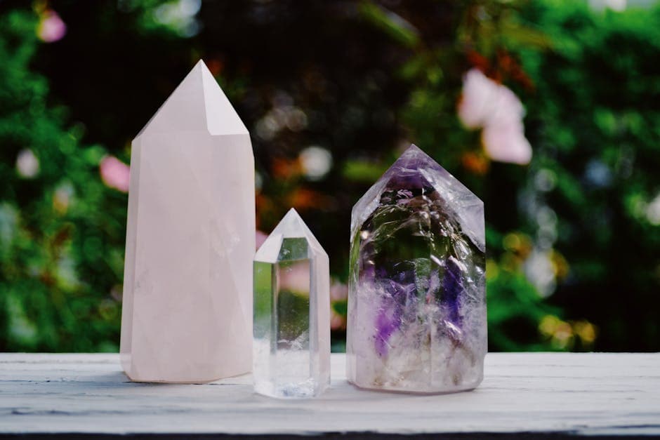 Crystal Core Design moodboard image showing geode