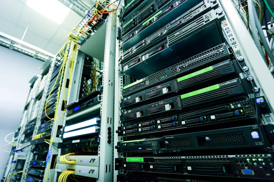 Data Center Core visual inspiration with plastic