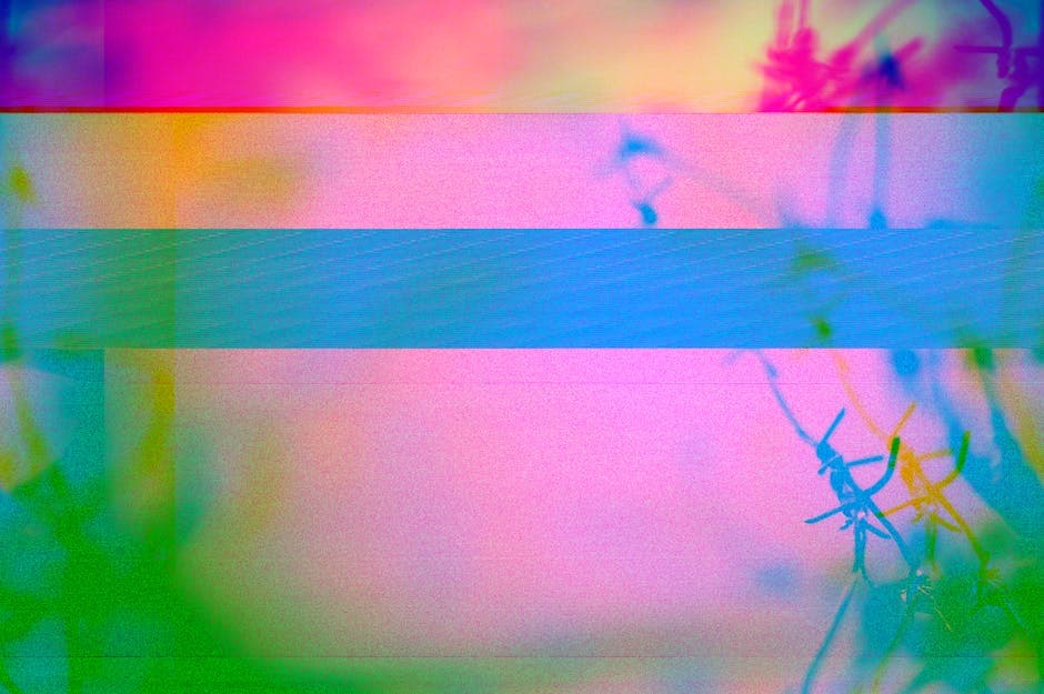 Desert Deco Glitch visual inspiration with pixelated surface