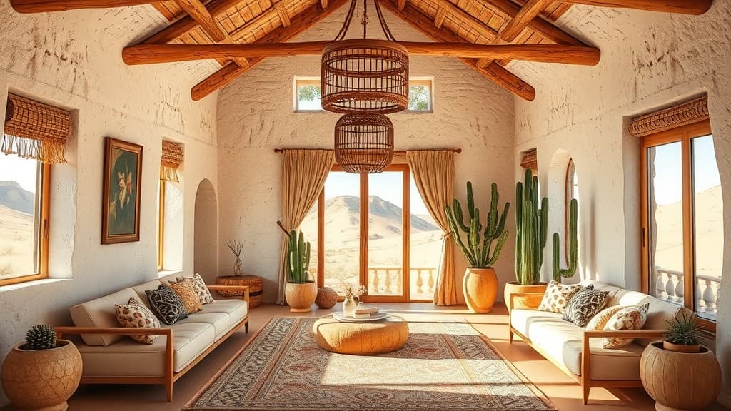 Desert Deco Ranch aesthetic idea with leather