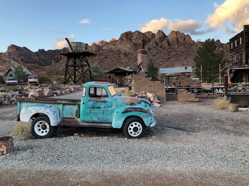 Desert Deco Western moodboard image showing wood