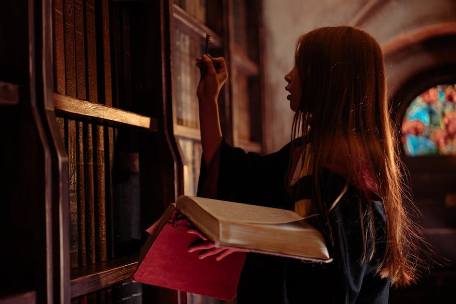 Enchanted Forest Academia aesthetic idea with velvet