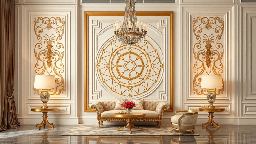 Equine Deco Ranch aesthetic example featuring chrome