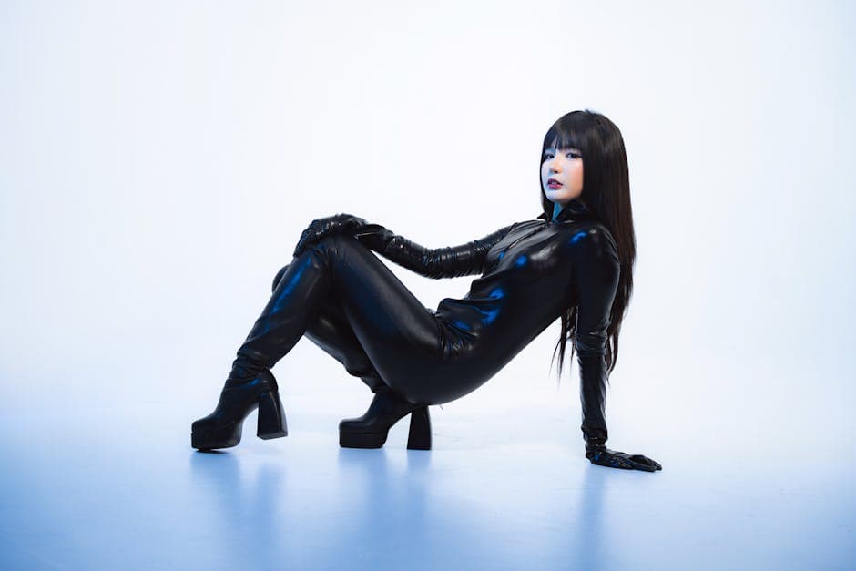 Ethereal Rave visual inspiration with platform boots
