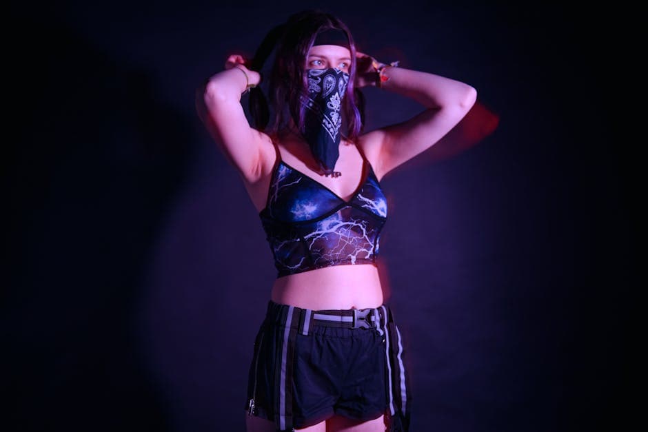 Ethereal Rave outfit example featuring crop tops