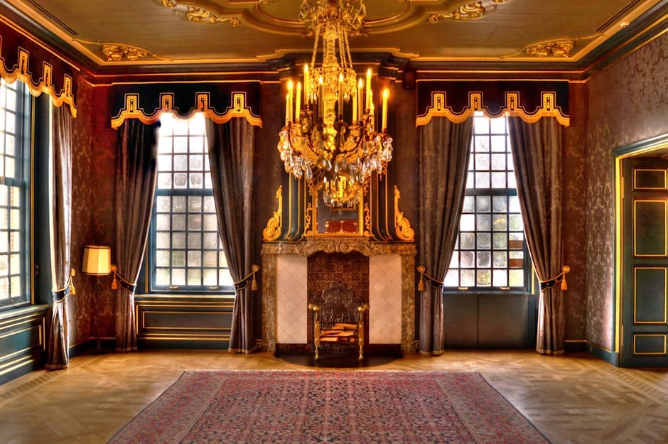 Gilded Age Opulence moodboard image showing silk