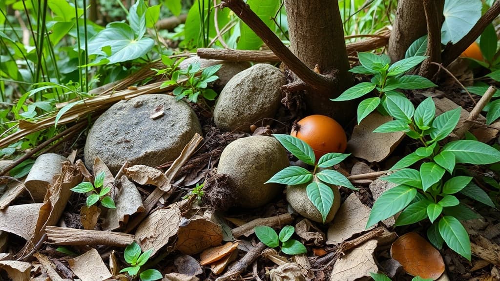 Goblin Core Maximalism aesthetic example featuring rocks