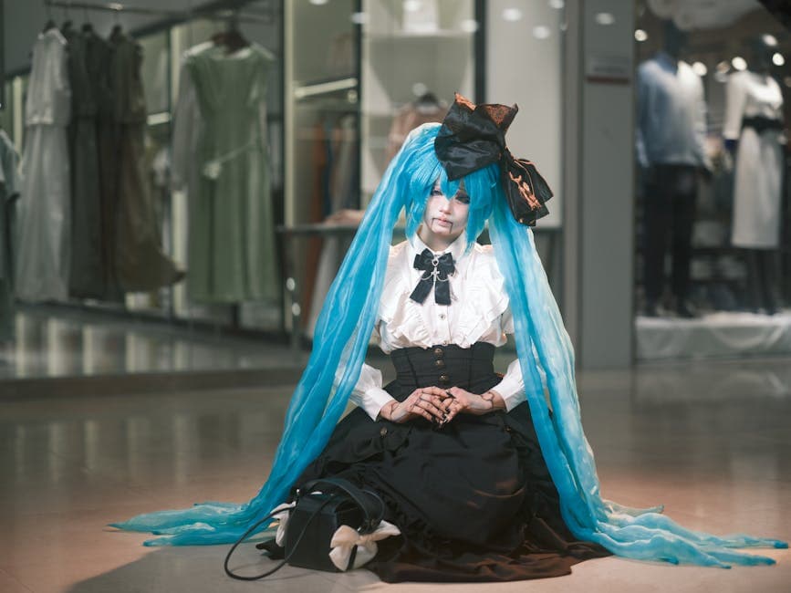 Gothic Lolita outfit example featuring cotton