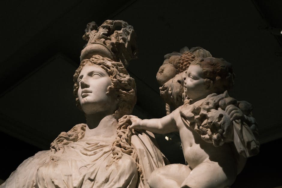 Greco-Roman Revival visual inspiration with bronze