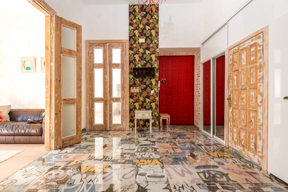 Lunar Eclectic Design aesthetic example featuring raw wood