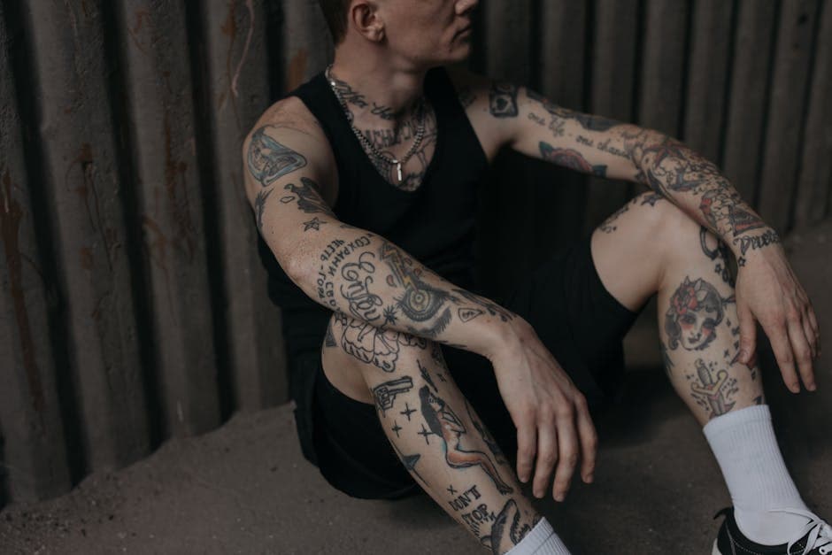 Neo-Grunge outfit example featuring leather