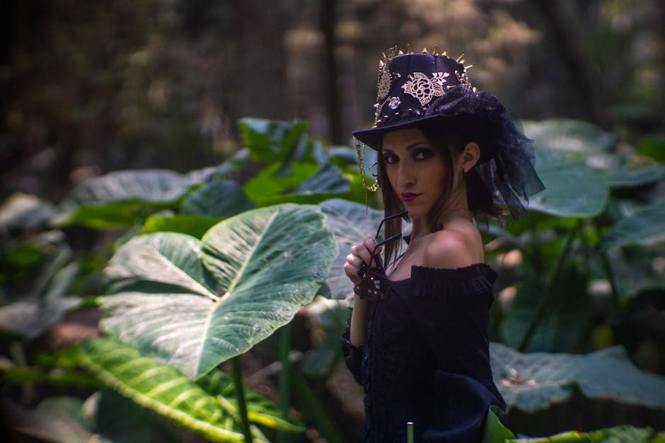 Neo-Victorian Romantic Goth outfit idea with velvet
