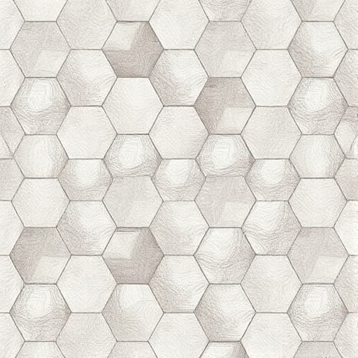 Organic Geometric visual inspiration with organic serif