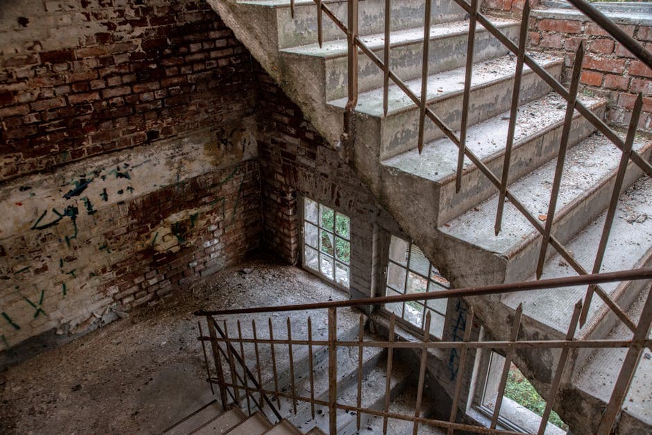 Post-Apocalyptic Industrial aesthetic example featuring exposed brick