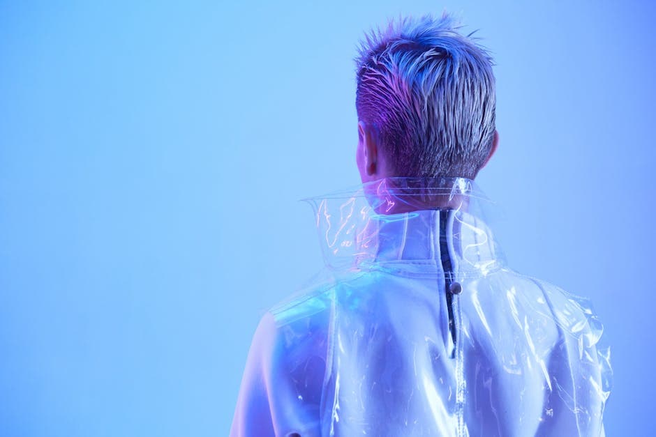 Post-Cyberpunk Artisanal moodboard image showing ripstop