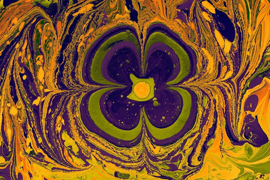 Psychedelic Deco visual inspiration with chrome