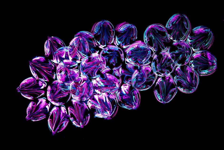 Psychedelic Space Age aesthetic idea with chrome (5)