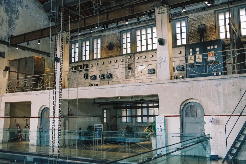Regency Industrial moodboard image showing distressed metal