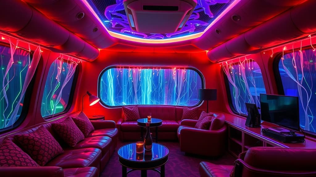 Regency Rave visual inspiration with reflective vinyl