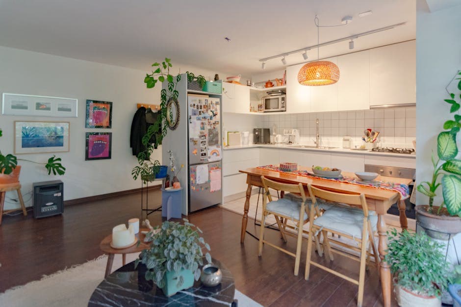 Solarpunk Deco aesthetic idea with reclaimed wood