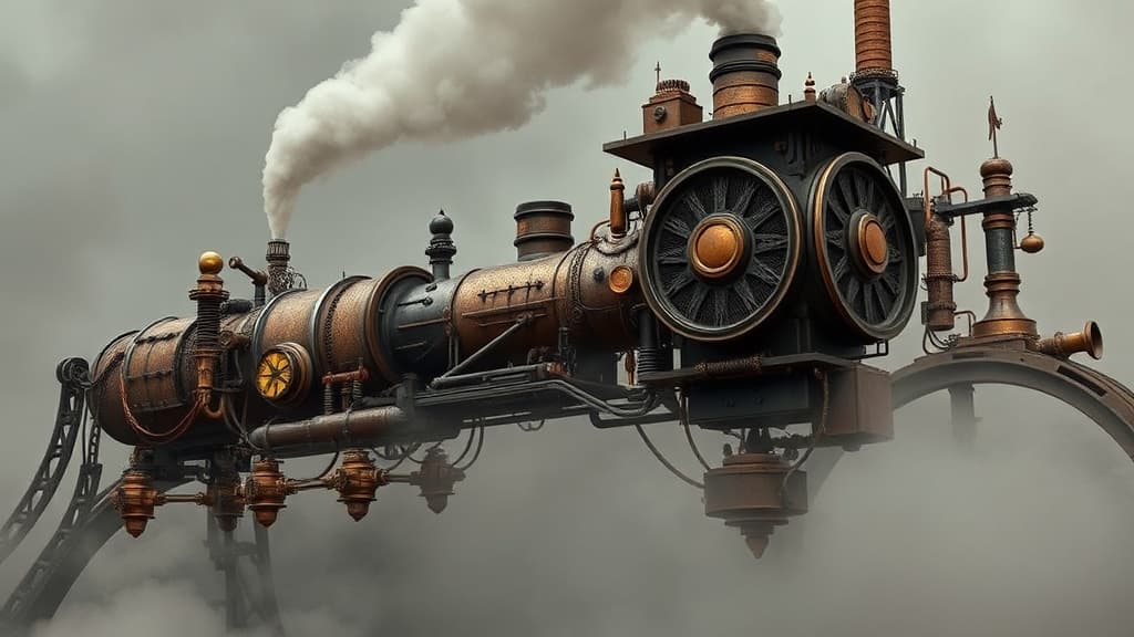 Steampunk Victorian Sci-Fi visual inspiration with lace