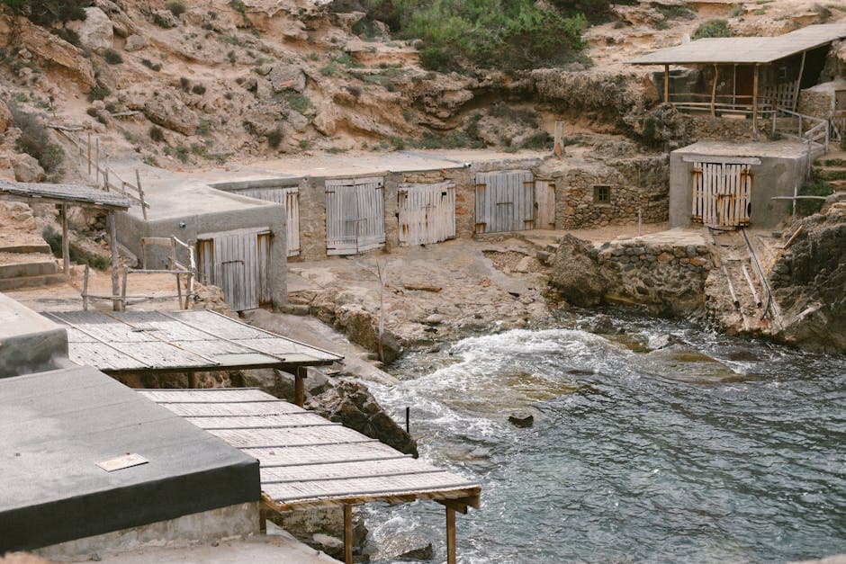 Sun-Drenched Ibiza aesthetic idea with woven jute