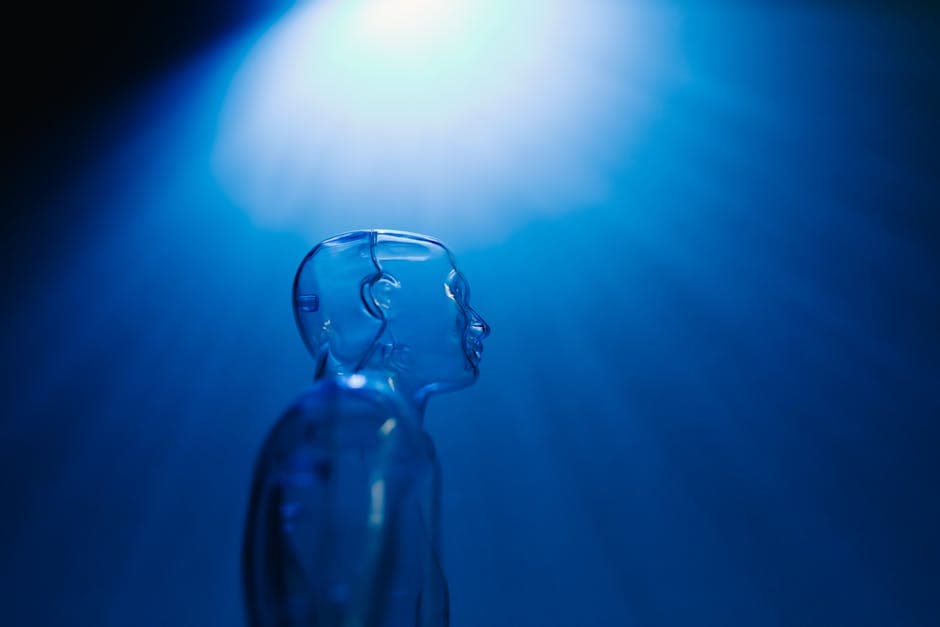 Tech Noir Futurism aesthetic example featuring glass