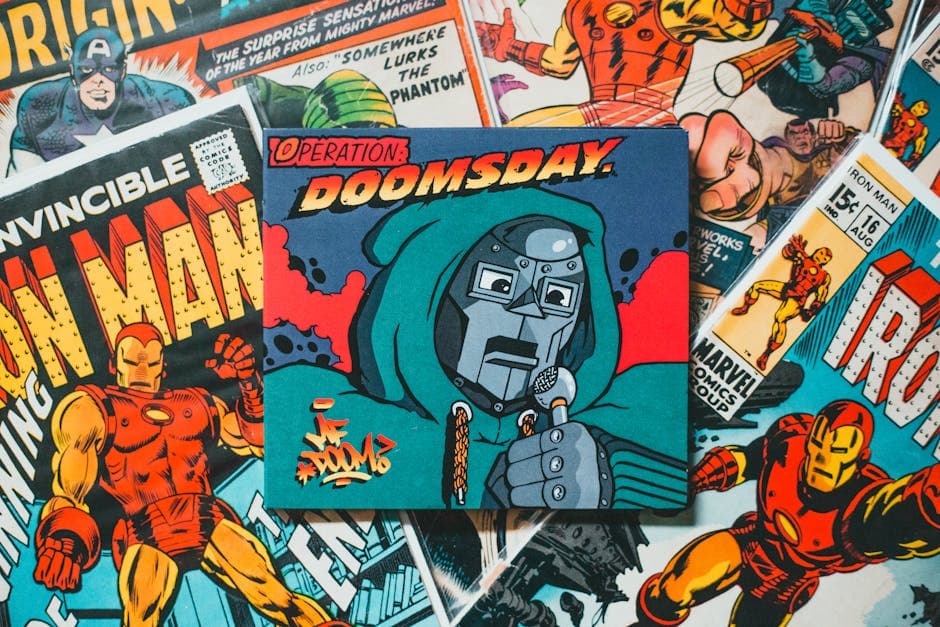 Afrofuturism Comic Book moodboard image showing dynamic lines