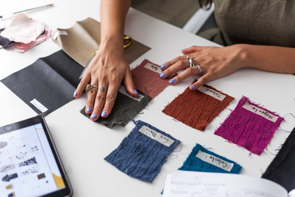 Digital Artisanal aesthetic example featuring fabric weaves