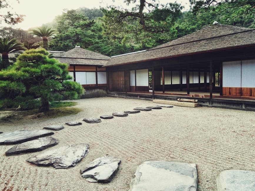 Zen Minimalism aesthetic idea with smooth stone